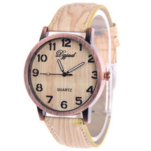 Load image into Gallery viewer, 2019 New Wood Grain Belt Watch Fashion Ladies Quartz Watch ladies watches luxury brand clock women vintage wristwatch bayan saat