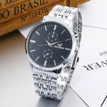 Load image into Gallery viewer, luxury Watch Men Quartz Watches Fashion Stainless Steel Band Analog Quartz Round Wrist Watch Relogio Feminino Clock 2018