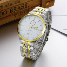 Load image into Gallery viewer, luxury Watch Men Quartz Watches Fashion Stainless Steel Band Analog Quartz Round Wrist Watch Relogio Feminino Clock 2018