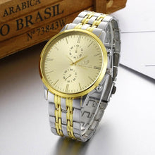 Load image into Gallery viewer, luxury Watch Men Quartz Watches Fashion Stainless Steel Band Analog Quartz Round Wrist Watch Relogio Feminino Clock 2018