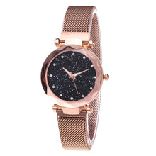 Load image into Gallery viewer, New Women Fashion Alloy Band Round Easy To Read Analog Quartz Wrist Complete Schedule Watch Bracelet Bangle