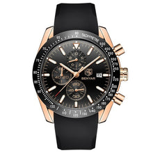 Load image into Gallery viewer, 2019 Watch Men Luxury Brand Mens Blue Watches Silicone Band Wrist Watches Men's Chronograph Watch Male Relogio Masculino